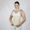Hingav lateks Waist Trainer korsett CURVES (beež)