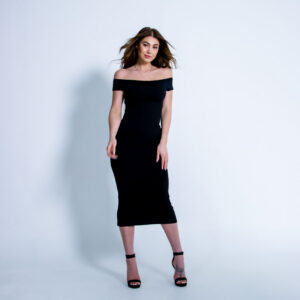 Kleit COCO (salendav, must)