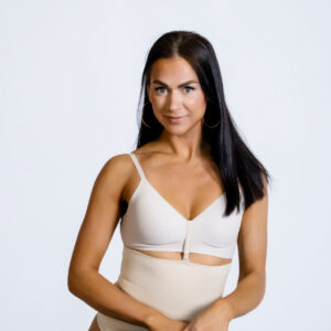 Tugikaarteta õmblusteta rinnahoidja SEAMLESS (beež)