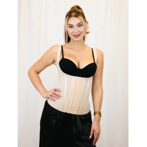 Õlapaeltega korsett CLASSY (beež)