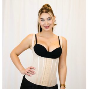 Õlapaeltega korsett CLASSY (beež)
