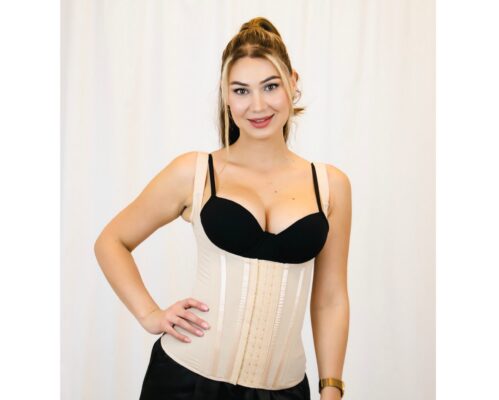 Õlapaeltega korsett CLASSY (beež)