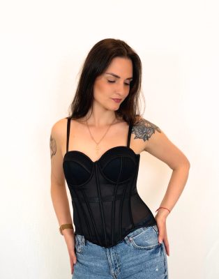 Korsett-top ANGELINA - must